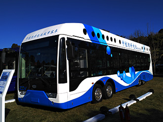 中植12米氫燃料電池客車(chē)