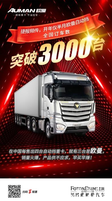 2020年新年伊始，福田戴姆勒汽車(chē)即打響了一場(chǎng)“攻堅(jiān)戰(zhàn)”，全國(guó)各地圍繞“戰(zhàn)百天 贏開(kāi)年”的目標(biāo)，全力以赴搶訂單、搶客戶，實(shí)現(xiàn)捷報(bào)頻傳。