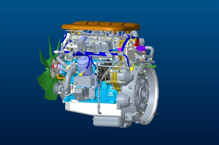 近日，首輛搭載勁威CA4DB1-11E68發(fā)動機(jī)的一汽解放青汽PHEV綠牌新能源冷藏車在青汽試制車間成功下線。這是發(fā)動機(jī)事業(yè)部和青汽在新能源汽車關(guān)鍵核心技術(shù)上合作的創(chuàng)新性探索，標(biāo)志著一汽解放在新能源技術(shù)領(lǐng)域取得重大突破。