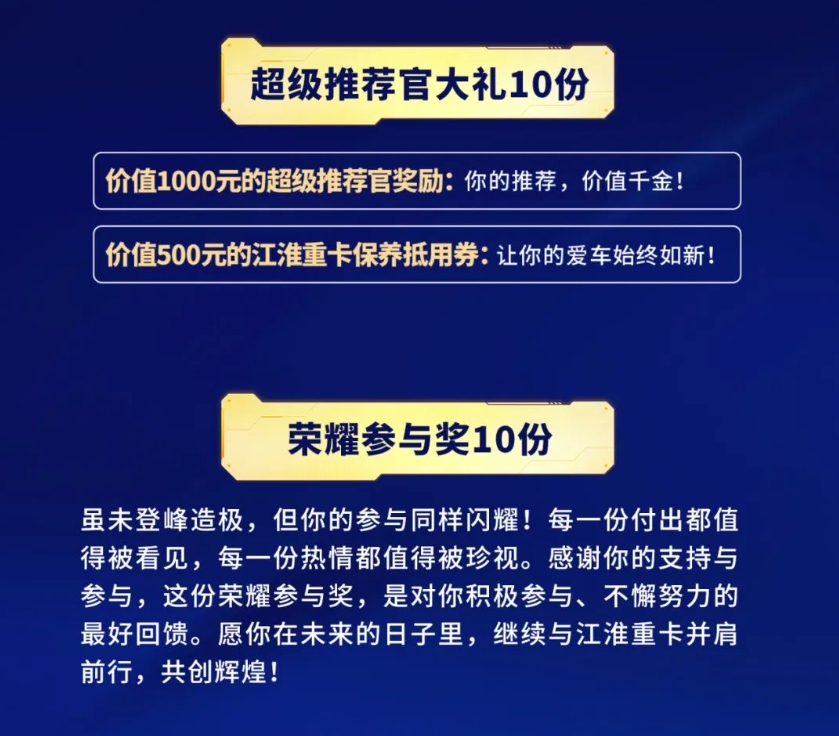 跨越60年 致敬1000萬(wàn) 江淮重卡“里程之王推薦官”招募啟動(dòng)！