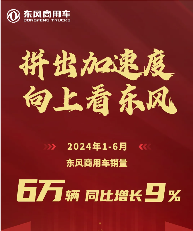 東風(fēng)商用車2024年上半年“成績單”來了！