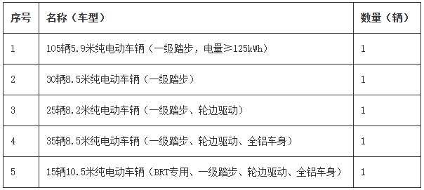 2024年210輛公交車輛采購(gòu)項(xiàng)目